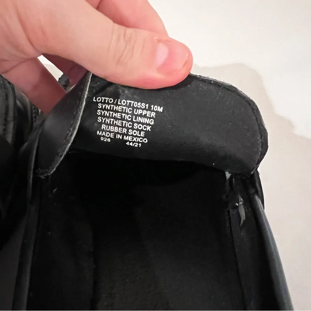Steve Madden Black Loafers Size 10 - Picture 12 of 12